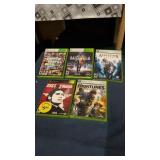 X box and x box 360 games
