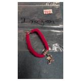 Crafted bracelet with dragon charm