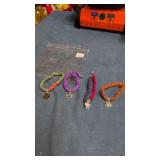 Crafted bracelets with charms