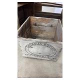 Vintage butter crate