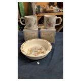 Peter rabbit Wedgewood, Bull and mugs