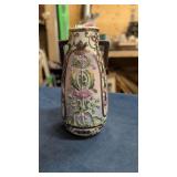 Antique Japanese Porcelain Moriage Vase with Gold