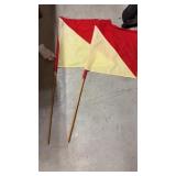 Vintage world war flags