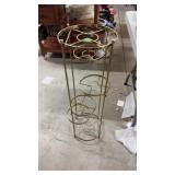 Brass plates plant stand