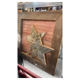 Wooden star decor