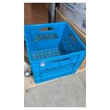 Blue Milk crate