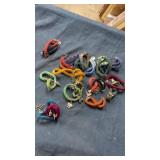 Fibre charm bracelets