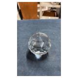 Glass sphere paperweight