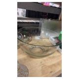 Large glass bowl