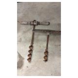 Vintage hand augers