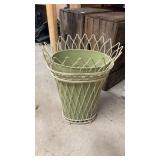 Metal planter/ vase