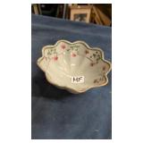 Antique Nippon Hand Painted Three Footed Bowl