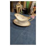 Vtg Nippon gravy bowl and saucer