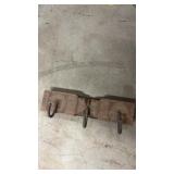 Wooden wall hooks