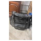 Leather motorcycle bag - musty