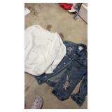 Denim jacket & hoodie