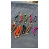 Fibre charm bracelets