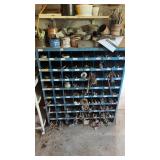 Bolt bin  with contents