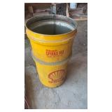 Vintage metal shell Pail
