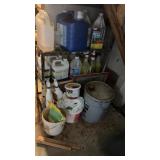 Chemical lot with shelf