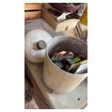Canister of garden seeds
