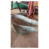 Metal coal scuttle