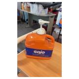 Full gojo hand cleaner