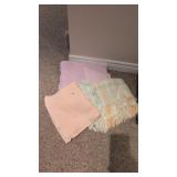 Three throw blankets