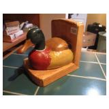 Goose book end