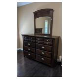 Dresser and mirror