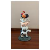 Cast farm animal door stop