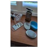 Measuring cups and graters