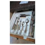 Utensil drawer -forks spoons knifes