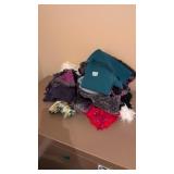 Scarves and re usable bag