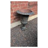 Cast flower pot
