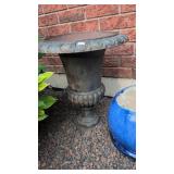 Cast flower pot