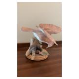 Wood bird carving