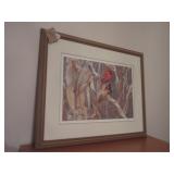 'Autumn Cornfield -Cardinal' by Ron Parker 193/95