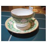 Green Dutchess Tea Cup & Saucer