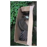 Metal Herring garden decor