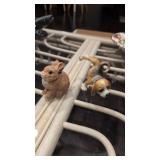 Dog and bunny figurine