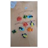 Glass fish mobile