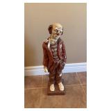 Austin productions clown statue