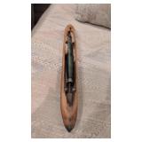 vintage wooden boat shuttle