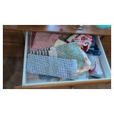 Tea towels oven mitts aprons hot pads