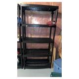 Plastic shelf