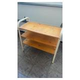Wood/ metal shelf