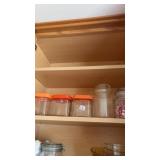 Glass canisters/ jars