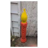 Vintage candle blow mold