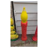 Vintage candle blow mold